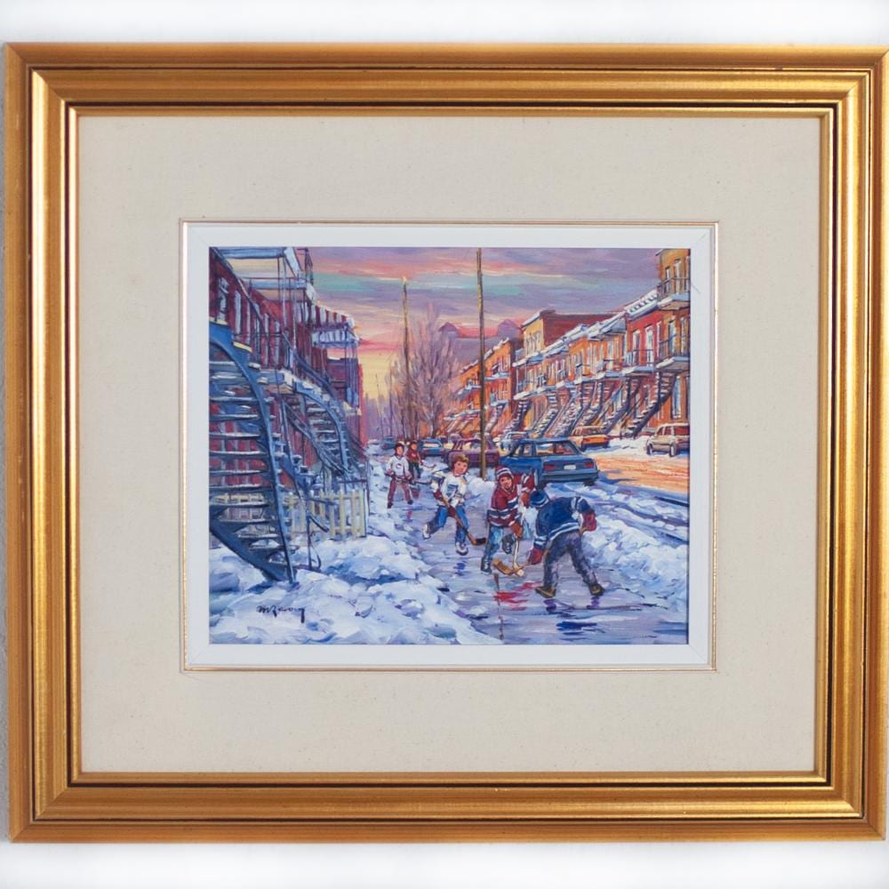 Marcel Ravary comparable auction result: marcel ravary canadian 1940 present oil painting