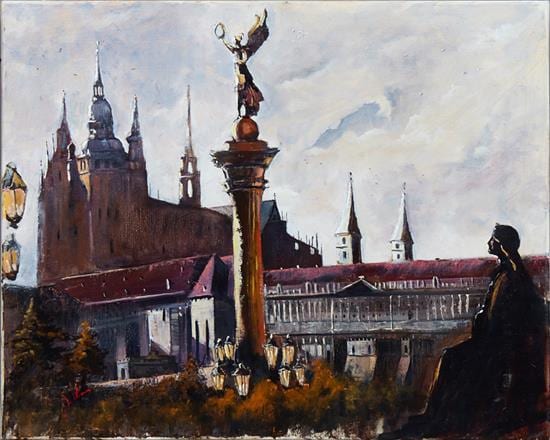 Jerome Weber comparable auction result: jerome weber new iberia louisiana the city of prague 21st c oil on canvas signed lower left unframed h 24 in w 30 in