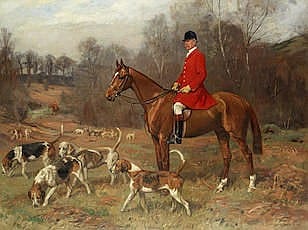 Alfred Grenfell Haigh comparable auction result: alfred grenfell haigh british 1870 1963 calling the hounds