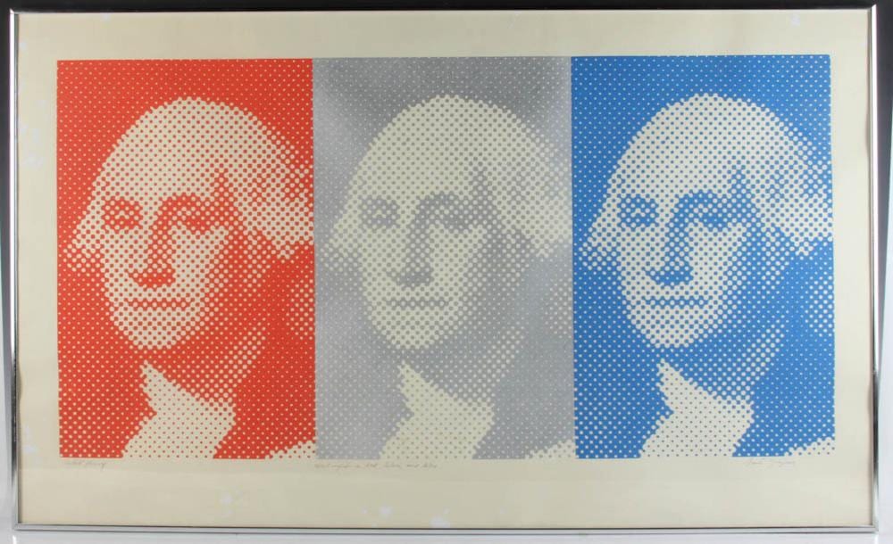 Sante Graziani comparable auction result: sante graziani serigraph washington