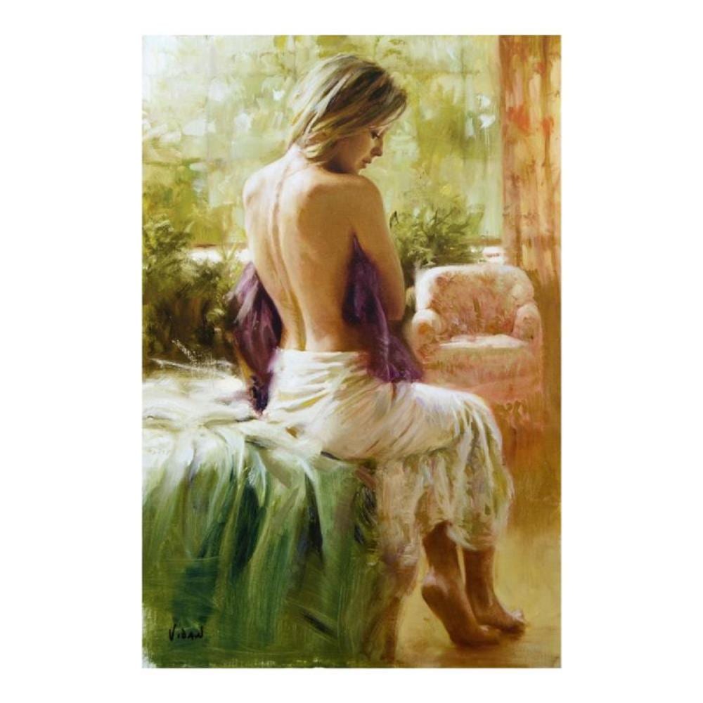 Vidan comparable auction result: vidan sweet sanctuary limited edition on canvas numbered and hand signed with certificate