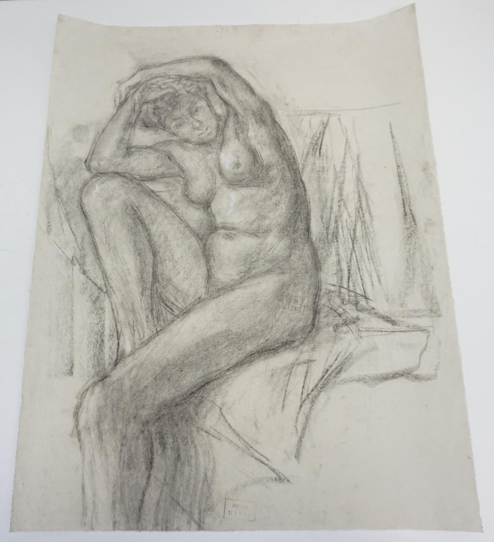 Mania Mavro comparable auction result: mania mavro 1889 1969 nude study
