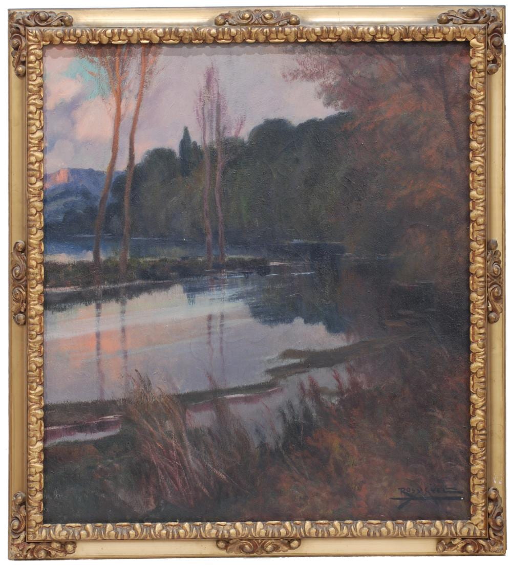 Antoni Ros I Guell comparable auction result: antoni ros i guell 1873 1954 atardecer