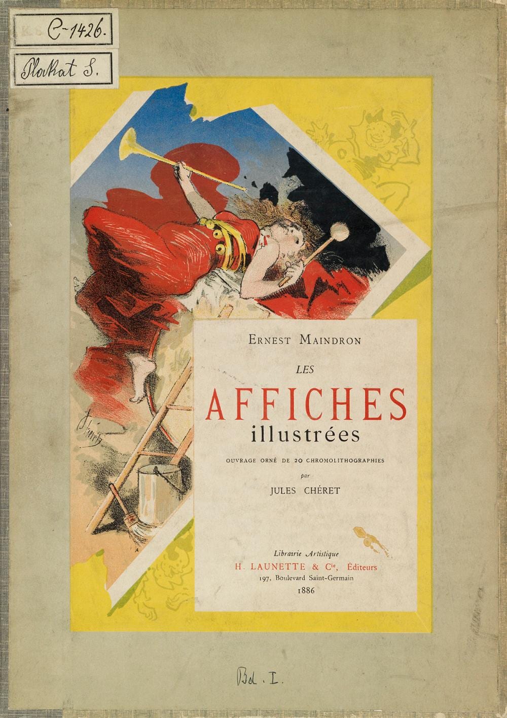 Ernest Maindron comparable auction result: ernest maindron 1838 1907 les affiches illustr es two bound volumes 1886 1896 each approximately 12x9 inches 30x23 cm