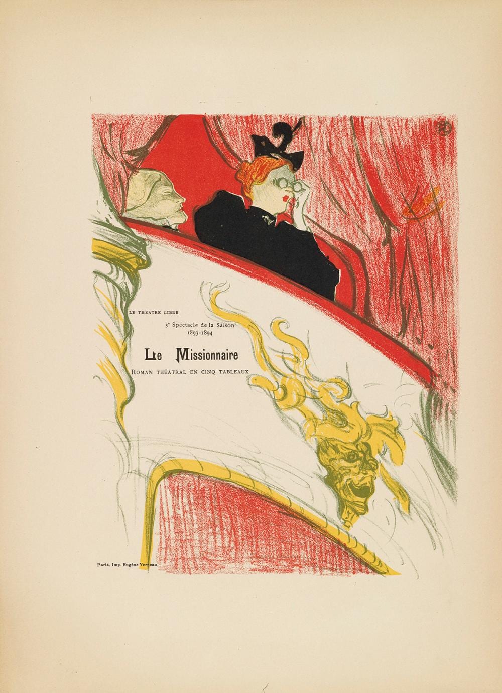 Ernest Maindron comparable auction result: ernest maindron 1838 1907 les programmes illustr s 1897 12x10 inches 31x26 cm librarie nilsson per lamm paris