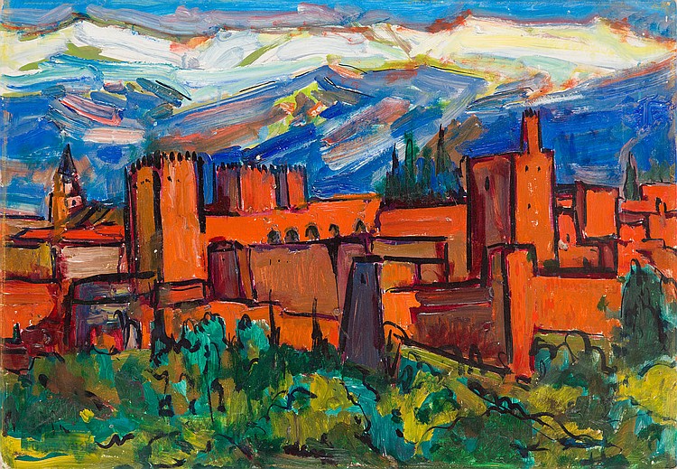 mieczyslaw lurczynski 1907 1992 arabian town alhambra · Desa Unicum SA · 2019-01-24 Mieczyslaw Lurczynski comparable auction result: mieczyslaw lurczynski 1907 1992 arabian town alhambra