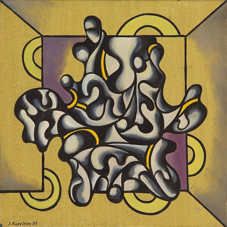 Joseph Kapelyan comparable auction result: joseph kapelyan b 1936 predestination of times 1997