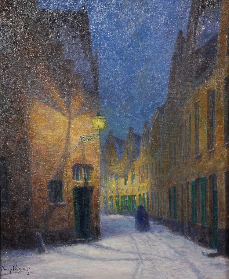omer coppens 1864 1926 soir e d hiver bruges · Brussels Art Auctions · 2019-02-05 Omer Coppens comparable auction result: omer coppens 1864 1926 soir e d hiver bruges