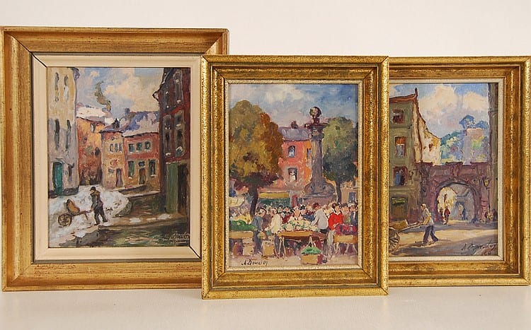 Albert Dandoy comparable auction result: albert dandoy 1885 1977 vues de namur