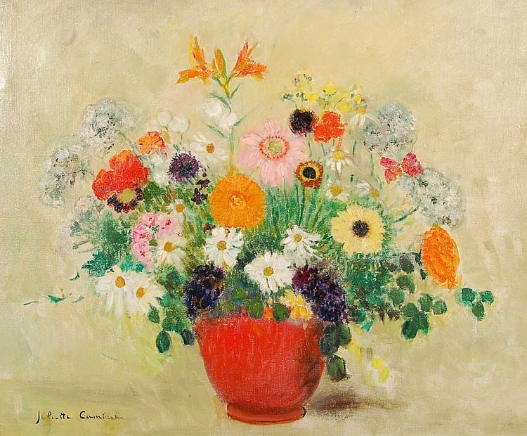 Juliette Cambier comparable auction result: juliette cambier 1879 1963 bouquet de fleurs