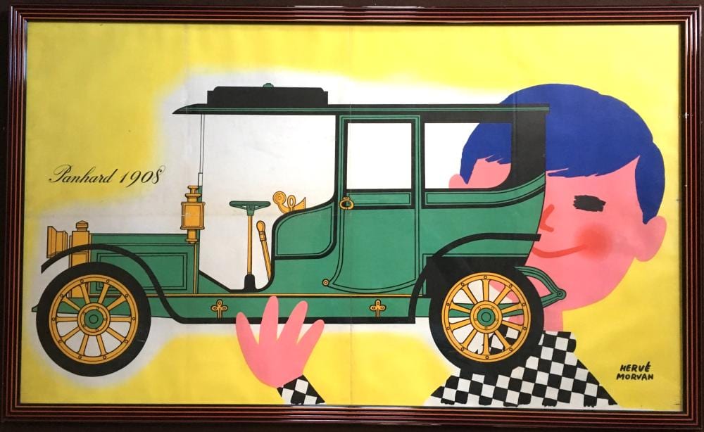 herv morvan 1917 1980 panhard 1908 affiche lithographique · Osenat · 2019-01-26 Hervé Morvan comparable auction result: herv morvan 1917 1980 panhard 1908 affiche lithographique