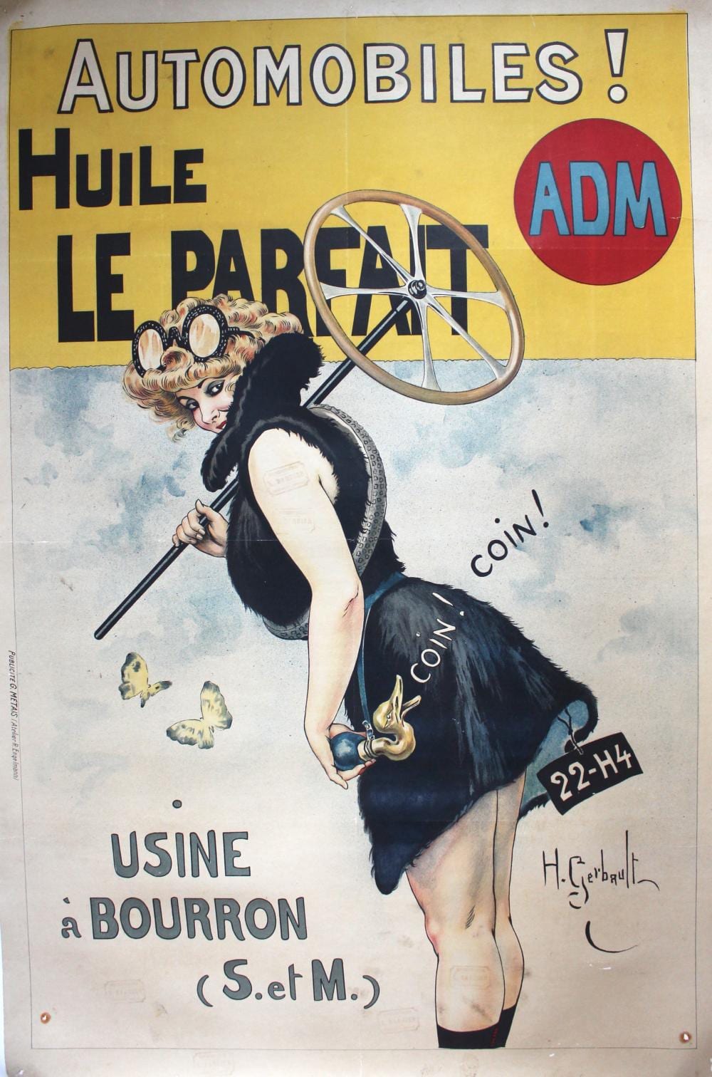 henry gerbault 1863 1930 huiles le parfait affiche lithograp · Osenat · 2019-01-26 Henri Gerbault comparable auction result: henry gerbault 1863 1930 huiles le parfait affiche lithograp