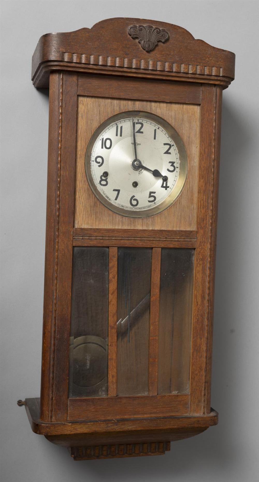 Vintage German Art Deco Wall Clock sold by Link Auction Galleries, lot 13 — auction record photograph