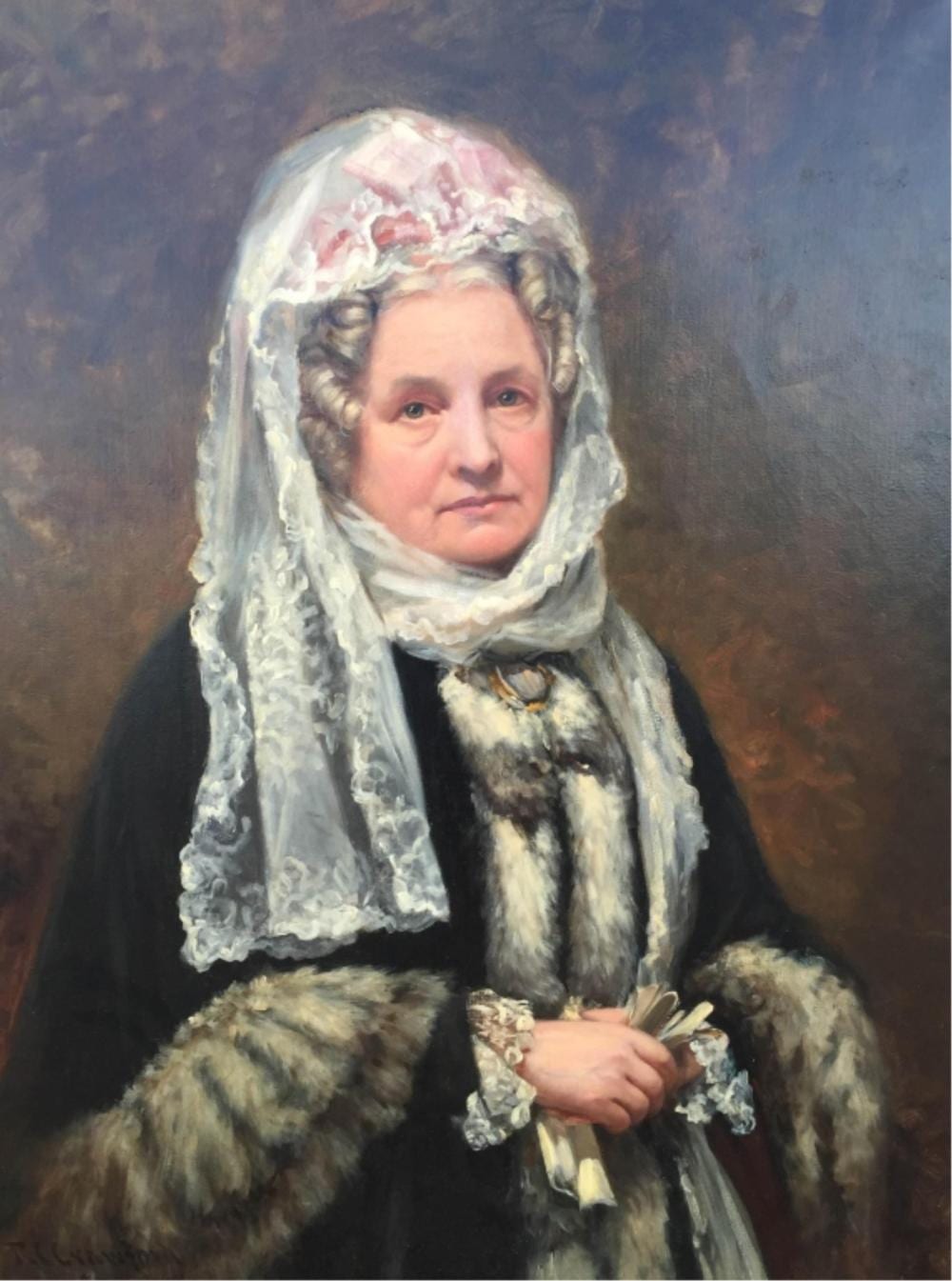 Robert Cree Crawford comparable auction result: robert cree crawford portrait 1878 o c