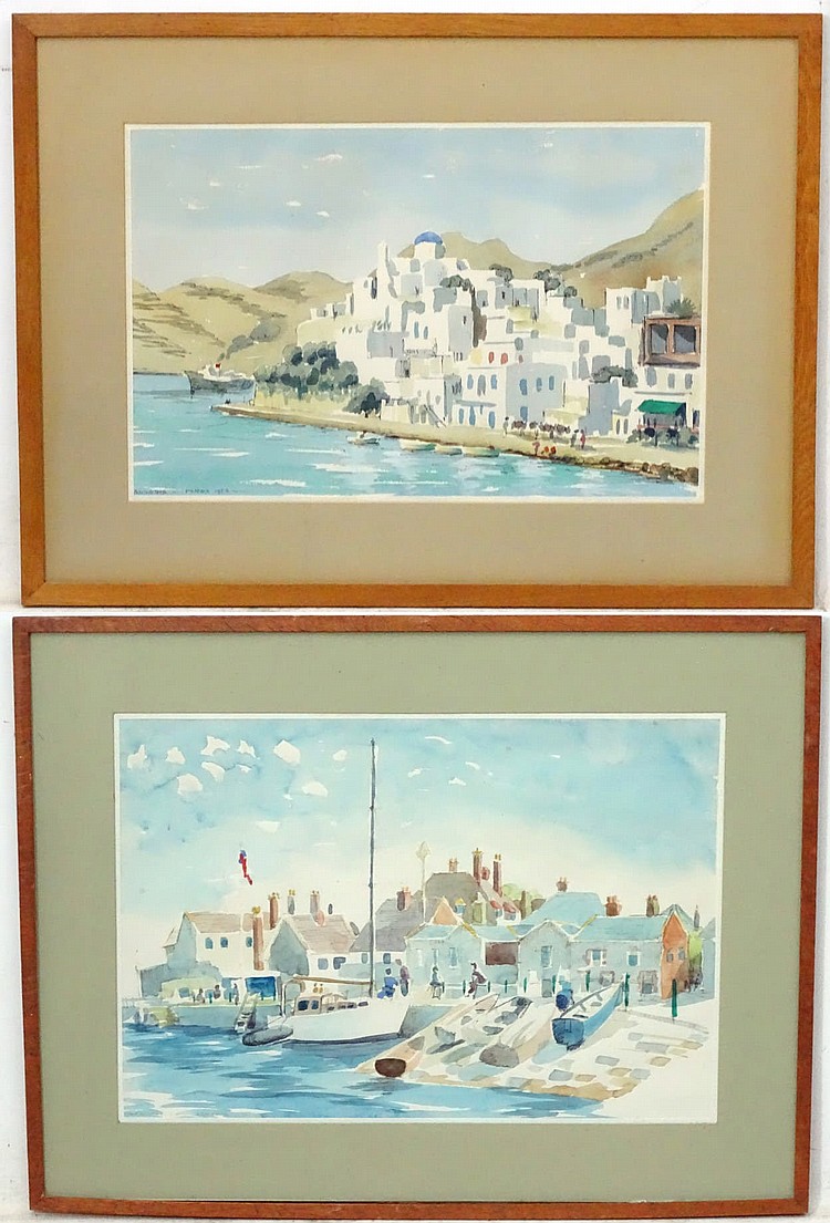 Sydney Arrobus comparable auction result: sydney arrobus 1901 1990 marine school watercolour pencil pen and ink