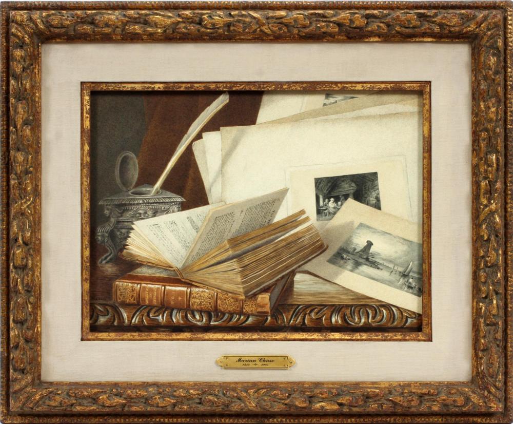 Marian Emma Chase comparable auction result: marian emma chase watercolor still life