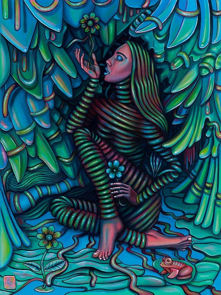 Kamil Jakobczak comparable auction result: kamil jakobczak b 1990 synbiotica 2018 120 x 90 cm