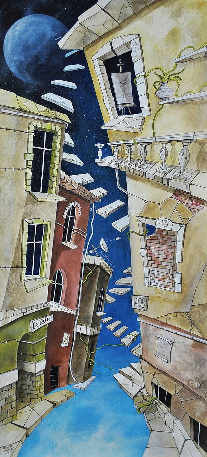 Dariusz Franciszek Rozyc comparable auction result: dariusz franciszek rozyc b 1978 fuga 2019 870 x 40 cm