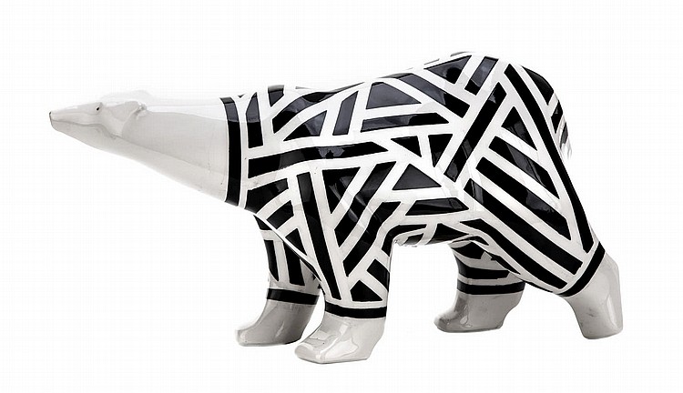 Mariusz Dydo comparable auction result: mariusz dydo b 1979 polar bear alfa model matisse 2017 42 x 24 x 12 cm