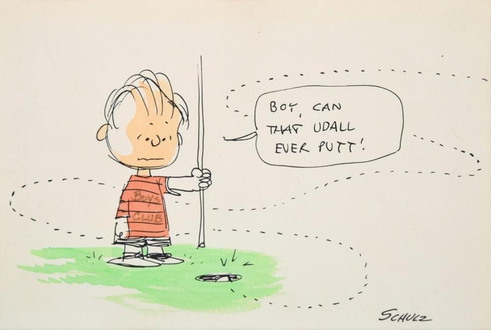 Charles Schulz PEANUTS Comic Drawing, Linus sold by Palm Beach Modern Auctions, lot 773 — auction record photograph