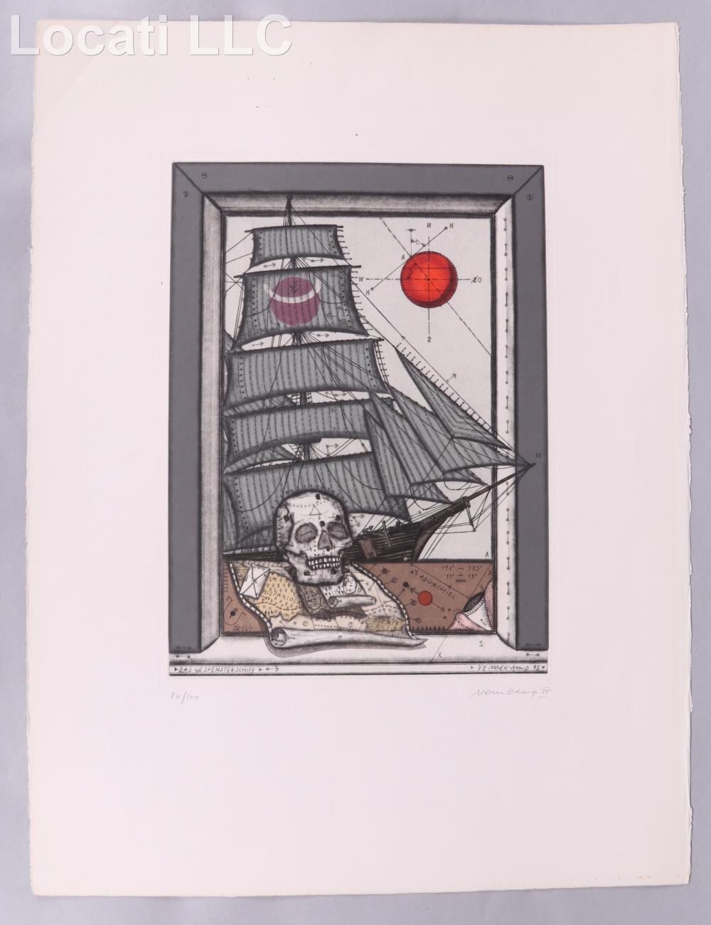 Johannes Vennekamp comparable auction result: johannes vennekamp turkey b 1935 etching