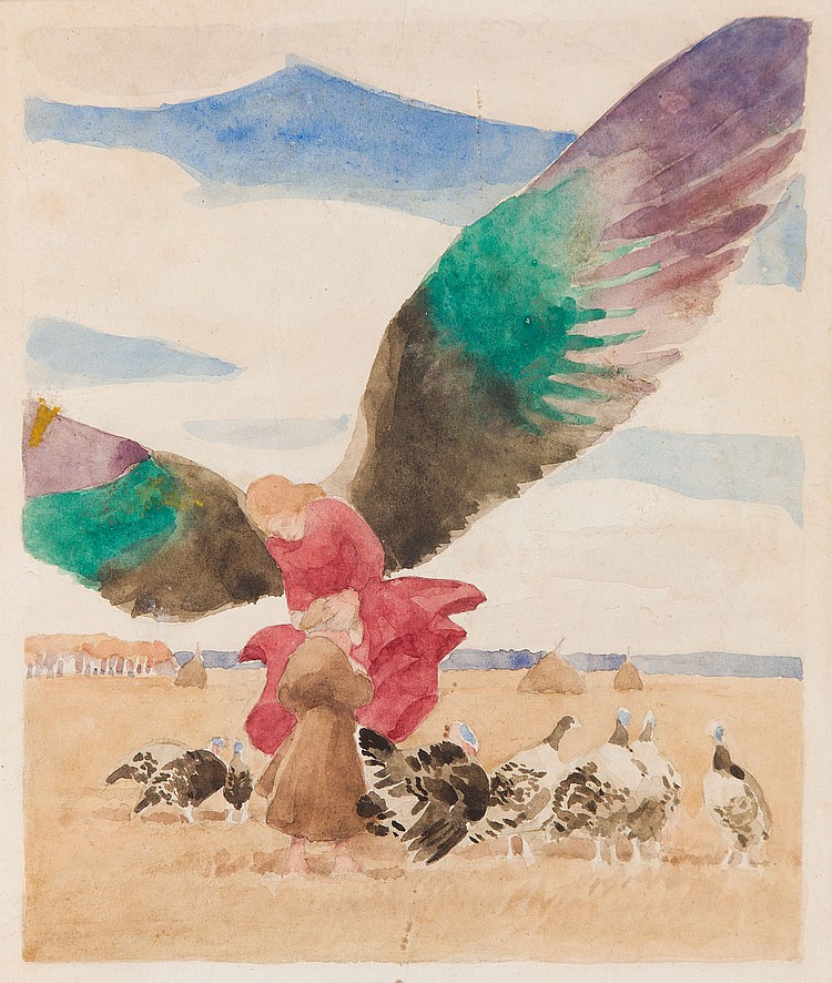 Stanislaw Jan Maurycy Czajkowski comparable auction result: stanislaw czajkowski 1878 1954 angel i will follow you