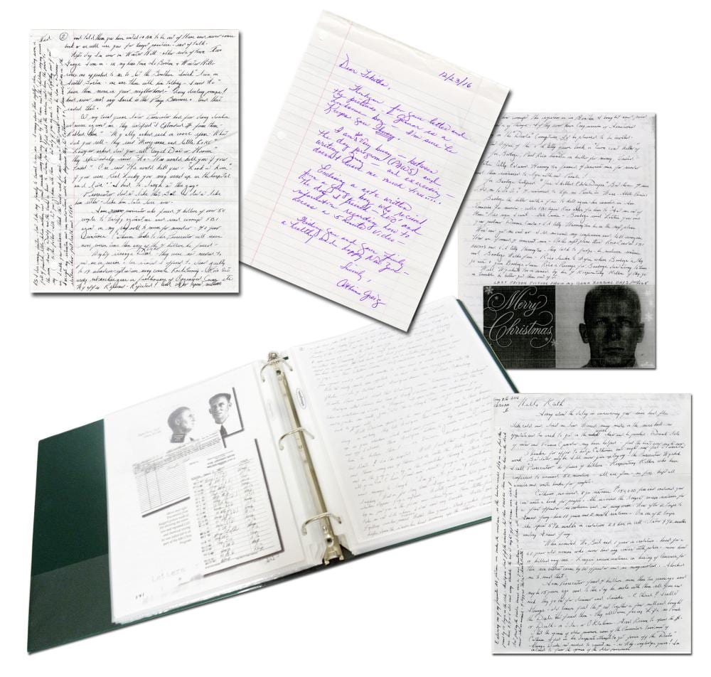 Whitey Bulger, in His Own Words, 22 Handwritten Letters, 63 Pages: Worthy of a Book! sold by University Archives, lot 16 — auction record photograph
