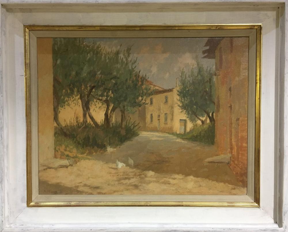 Anna Hornby comparable auction result: anna hornby 1914 1996 british ar san martino oil on board signed with