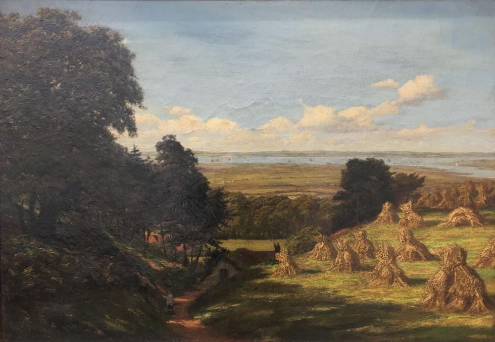 Arthur Trevethin Nowell comparable auction result: arthur trevethin nowell 1862 1940 british view at overton cheshire oil o
