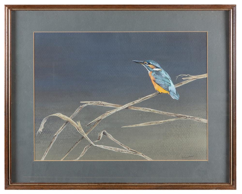 richard ward b 1944 kingfisherwatercolour 31 x 41cmsigned · Adam's · 2019-02-24 Richard Ward comparable auction result: richard ward b 1944 kingfisherwatercolour 31 x 41cmsigned