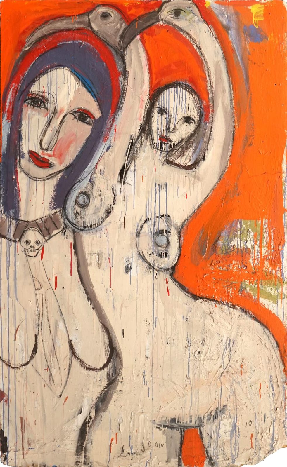 Stephen Langdon comparable auction result: stephen langdon models birds 199 x 122cm