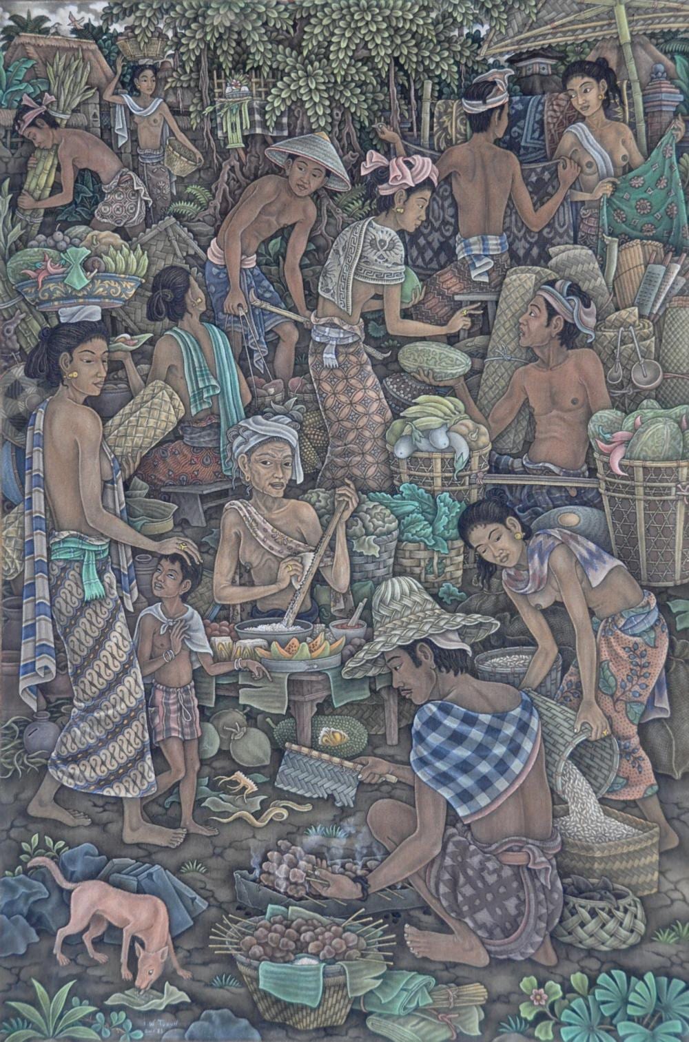 Suasana Pasar di Ubud comparable sale
