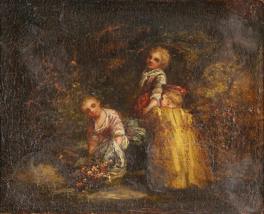 Painting, Attributed to Jean Antoine Watteau sold by Clars Auctions, lot 6160 — auction record photograph