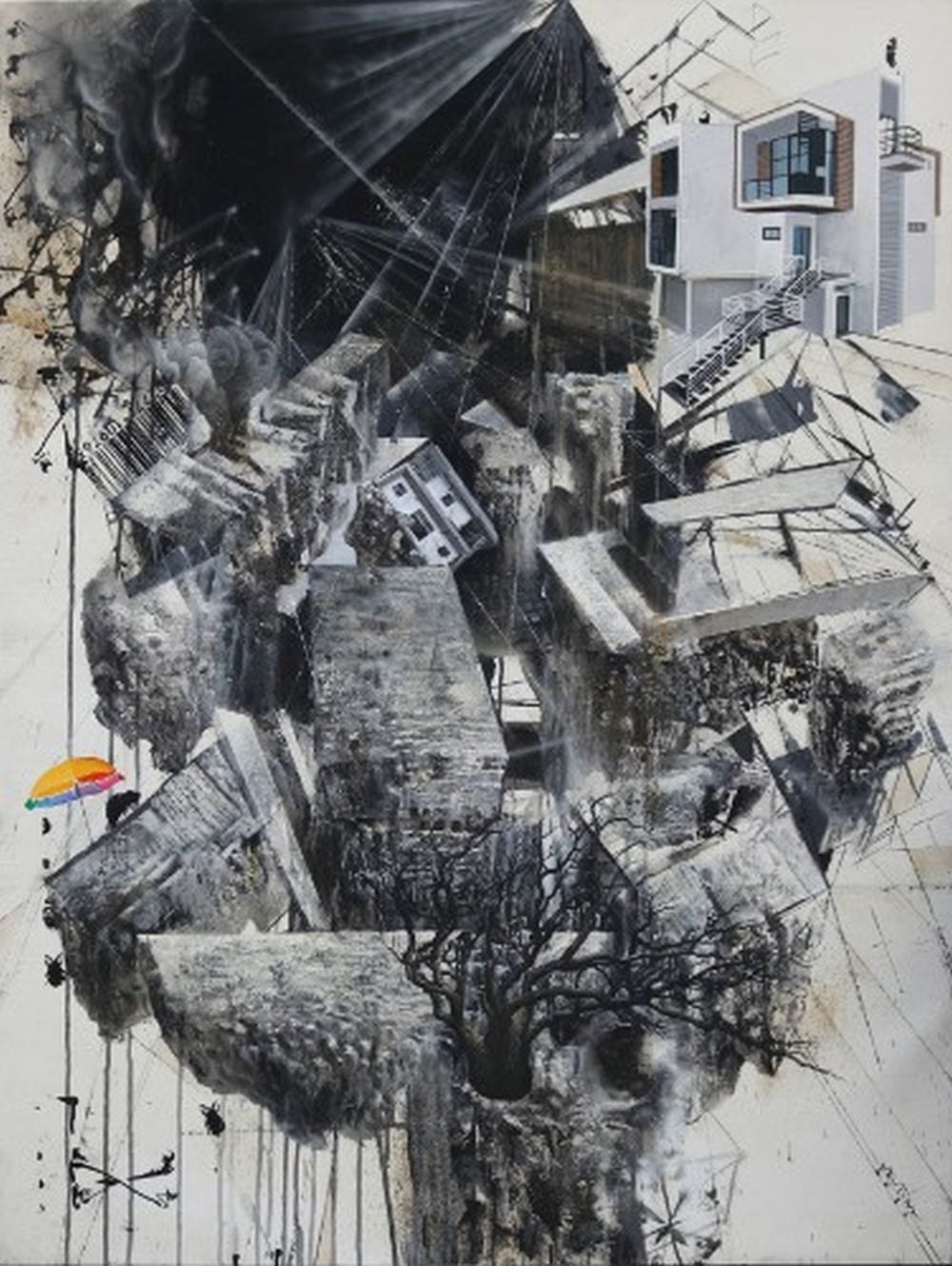 Ronald Ventura (b.1943) Confluence comparable sale
