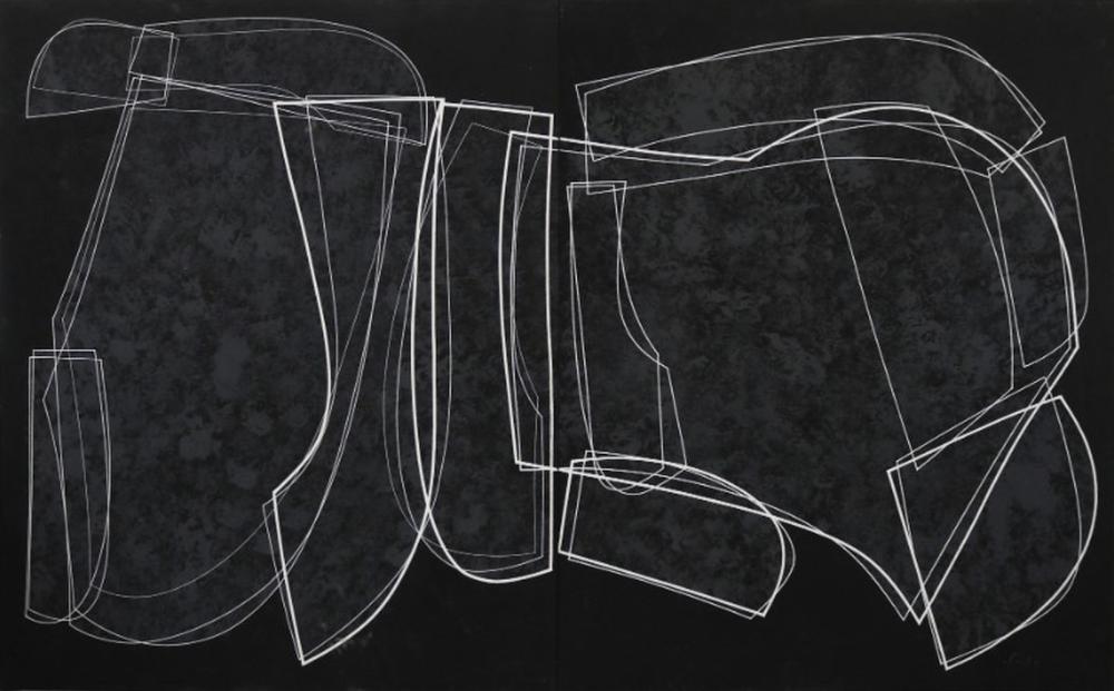 Romulo Olazo (1934-2015) Permutation Series II No. 103 (B-V) comparable sale