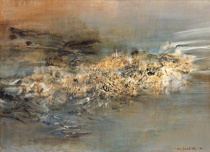 Zhao Wuji (ZAO WOU-KI) B. 1921 comparable sale