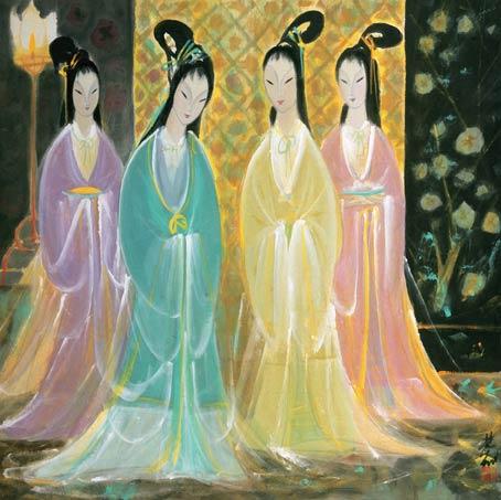 Lin Fengmian 1900-1991 comparable sale