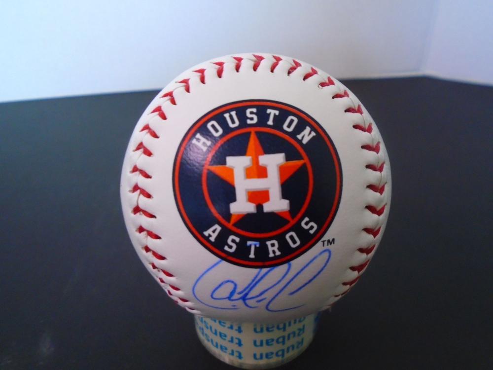 Carlos Correa comparable auction result: carlos correa signed rawlings houston astros logo baseball