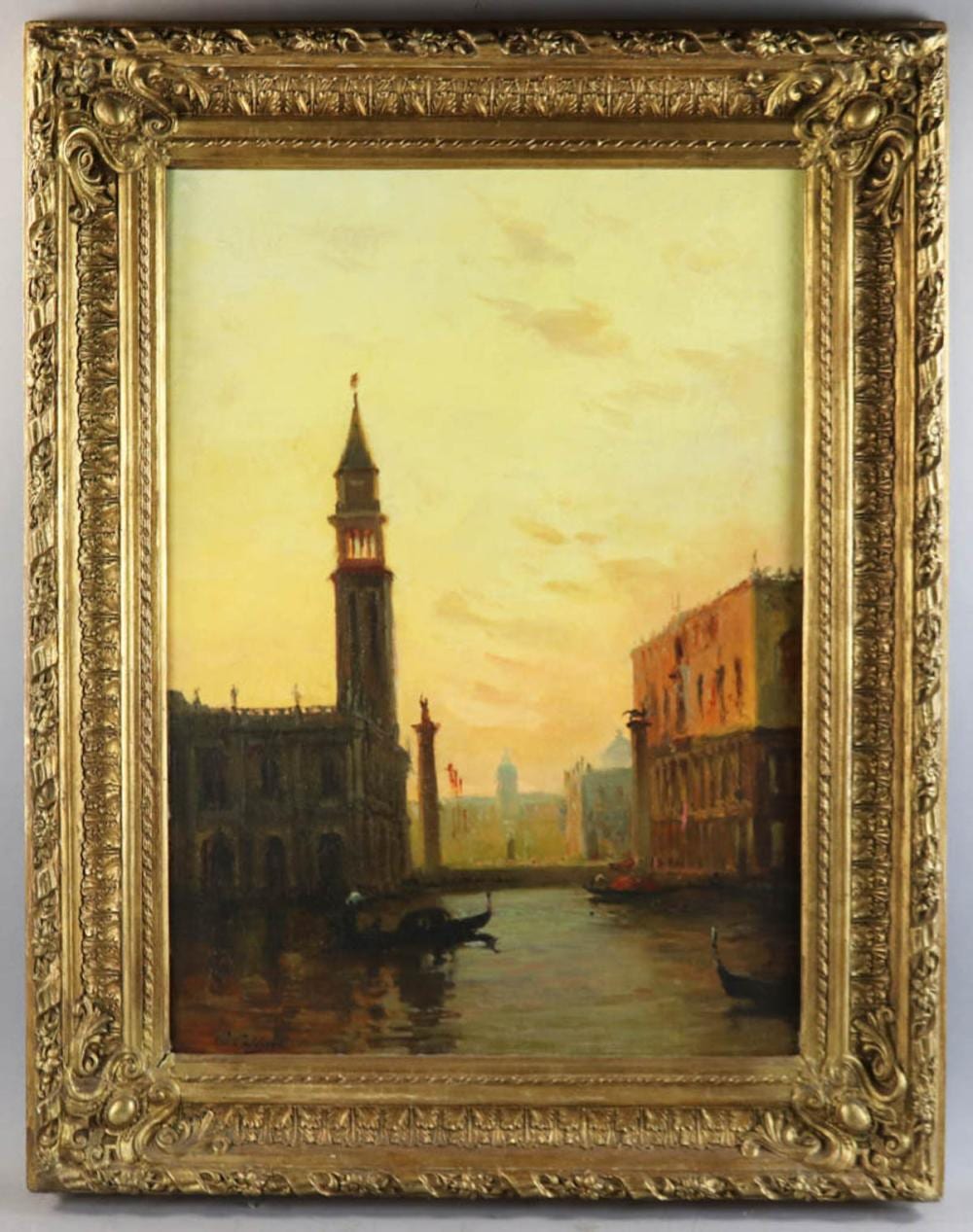 Charles-Clement Calderon comparable auction result: charles clement calderon oil on canvas