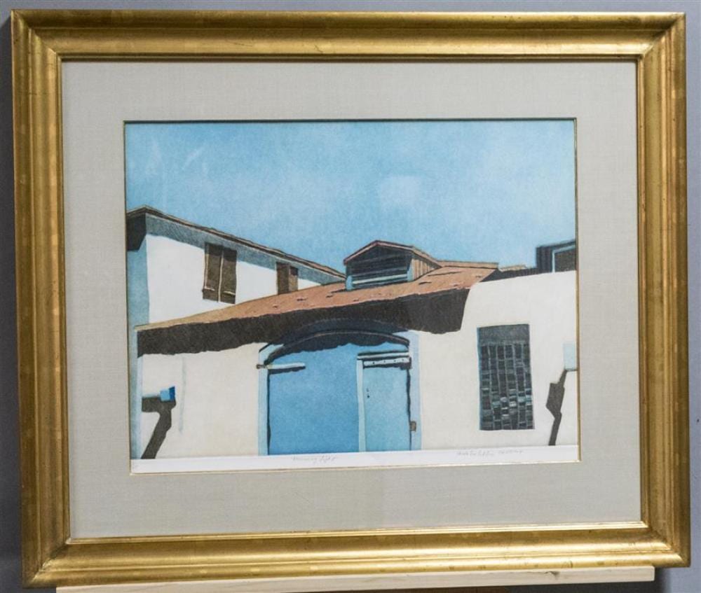 Carole Sue Lebbin comparable auction result: carole sue lebbin american morning light 1983 aquatint ed of 60 17 x 23 inches