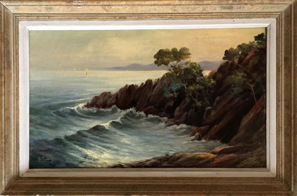 georges guerin 1910 bord de mer huile sur toile sign en bas gauche 33 x 55 cm · Osenat · 2019-02-24 Georges Guerin comparable auction result: georges guerin 1910 bord de mer huile sur toile sign en bas gauche 33 x 55 cm