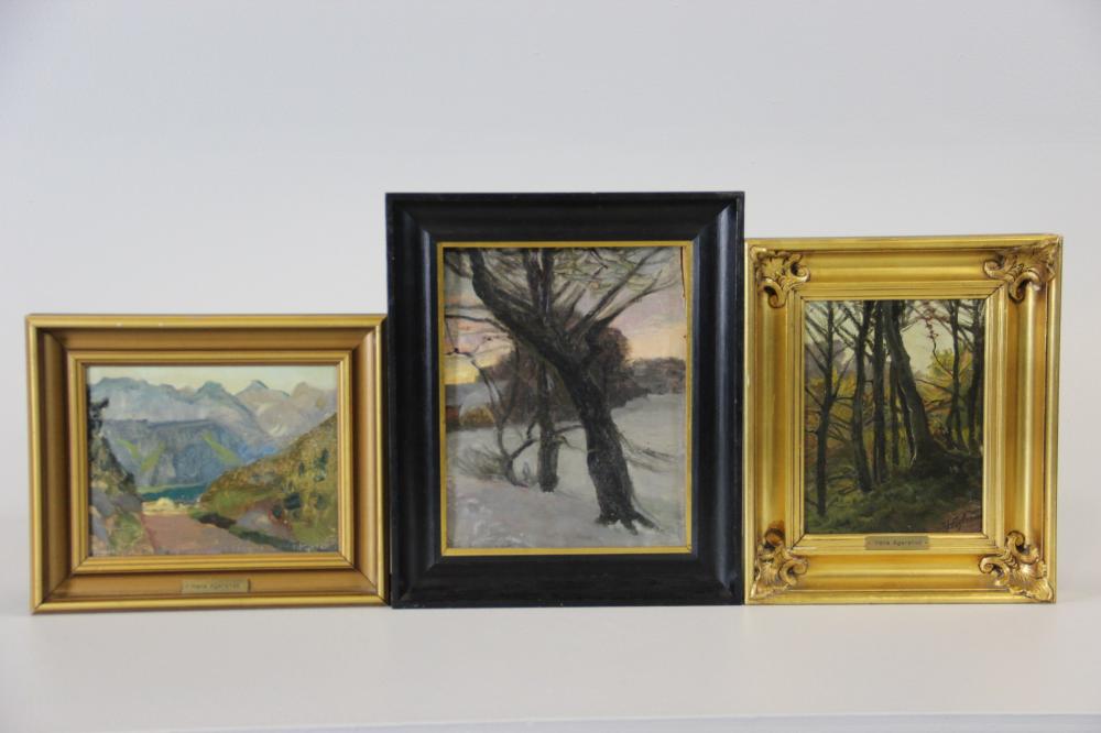hans agersnap 1857 1925 3 malerier skovparti og landskab olie p l rred 20 x 26 25 x 19 samt · Svendborg Auktionerne ApS · 2019-03-02 Hans Agersnap comparable auction result: hans agersnap 1857 1925 3 malerier skovparti og landskab olie p l rred 20 x 26 25 x 19 samt