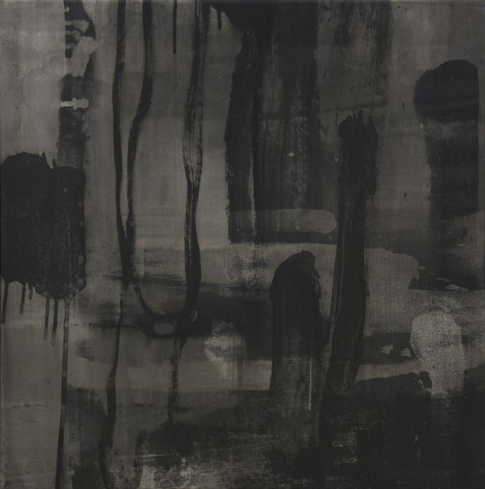 Brett McMahon comparable auction result: brett mcmahon born 1966 ropes 1999 ink on canvas