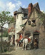 Adolphe Grison comparable auction result: fran ois adolphe grison french 1845 1914 a halt at a country inn