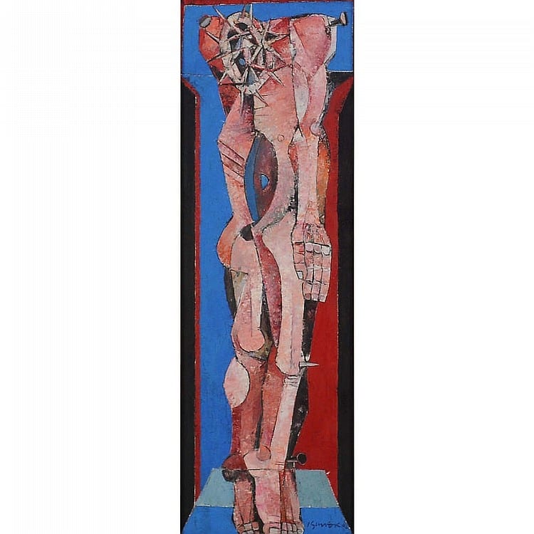 Ang Kiukok (1931 - 2005) Christ Crucified comparable sale