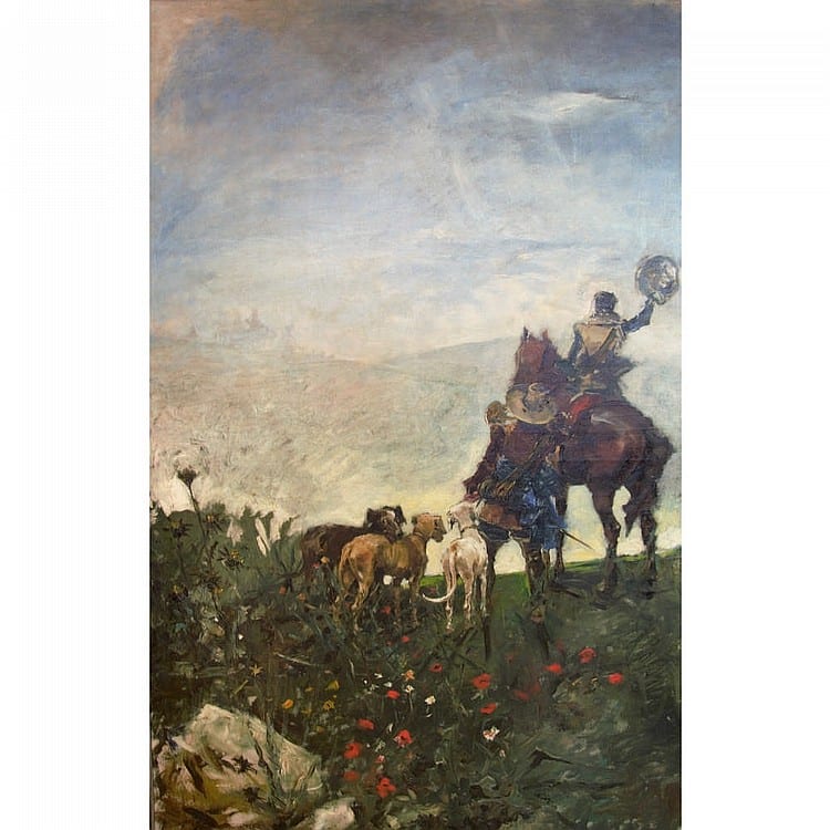 Juan Luna Y Novicio (1857 - 1899) The Hunting Party comparable sale