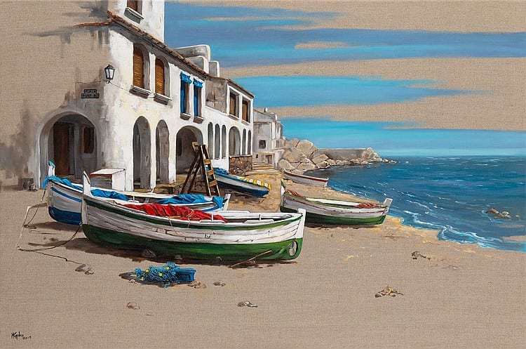 Magdalena Kepka comparable auction result: magdalena kepka b 1977 calella 2019 80 x 120 cm