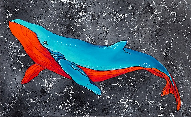 Monika Mrowiec comparable auction result: monika mrowiec b 1991 wide waters 2019 80 x 130 cm