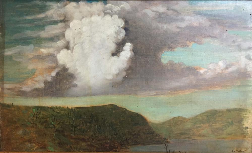 Louis Cabat comparable auction result: louis cabat 1812 1893 etude de ciel huile sur toile sign en bas droite 33 5 x 55 cm oil on canvas signed lower right 13 3 16 x 21 5 8 in