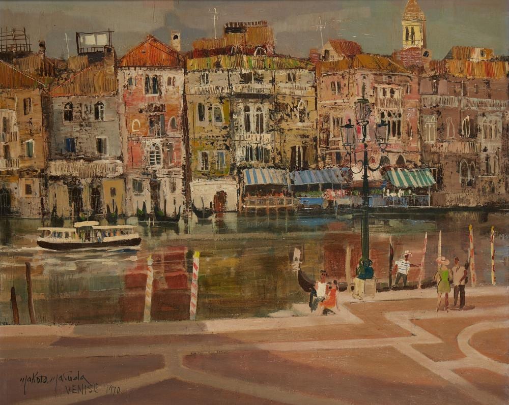 makoto masuda 1905 1989 venise 1970 huile sur toile sign e en bas gau · Maison Verneuil · 2019-03-11 Makoto Masuda comparable auction result: makoto masuda 1905 1989 venise 1970 huile sur toile sign e en bas gau